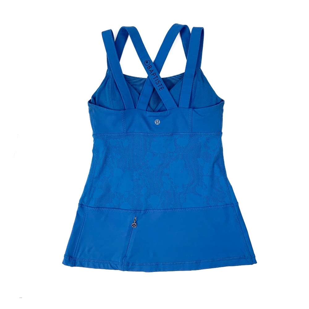 Lululemon Womens Size 6 Blue Chaturanga Yoga Tank